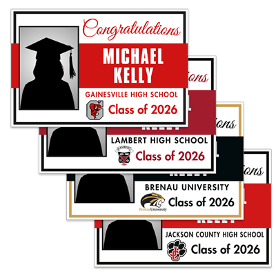 Graduation Yard Sign 36x24 (With Photo)